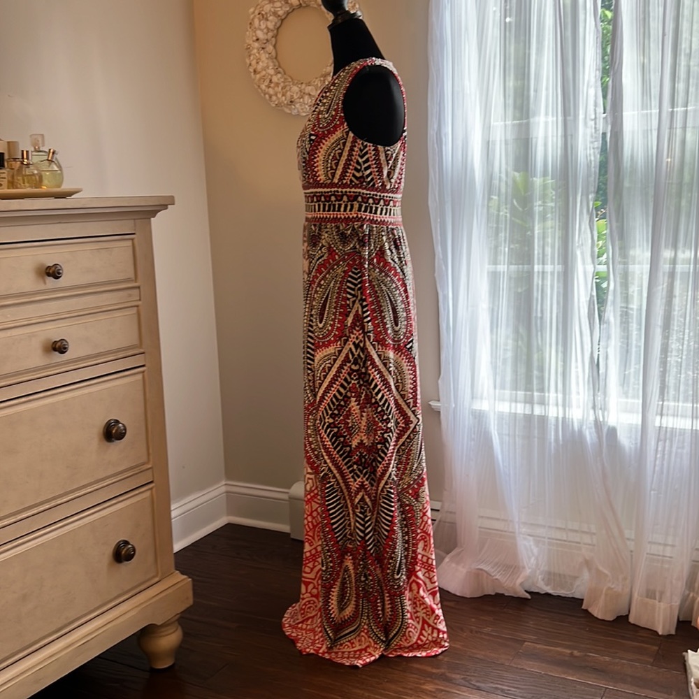 London Times Maxi Tank Dress | Med - Picture 8 of 11